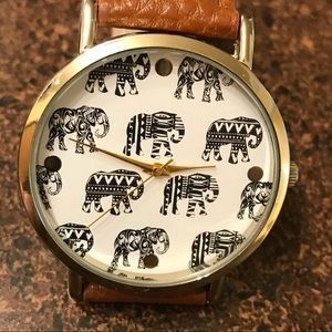 Boho elephant watch
